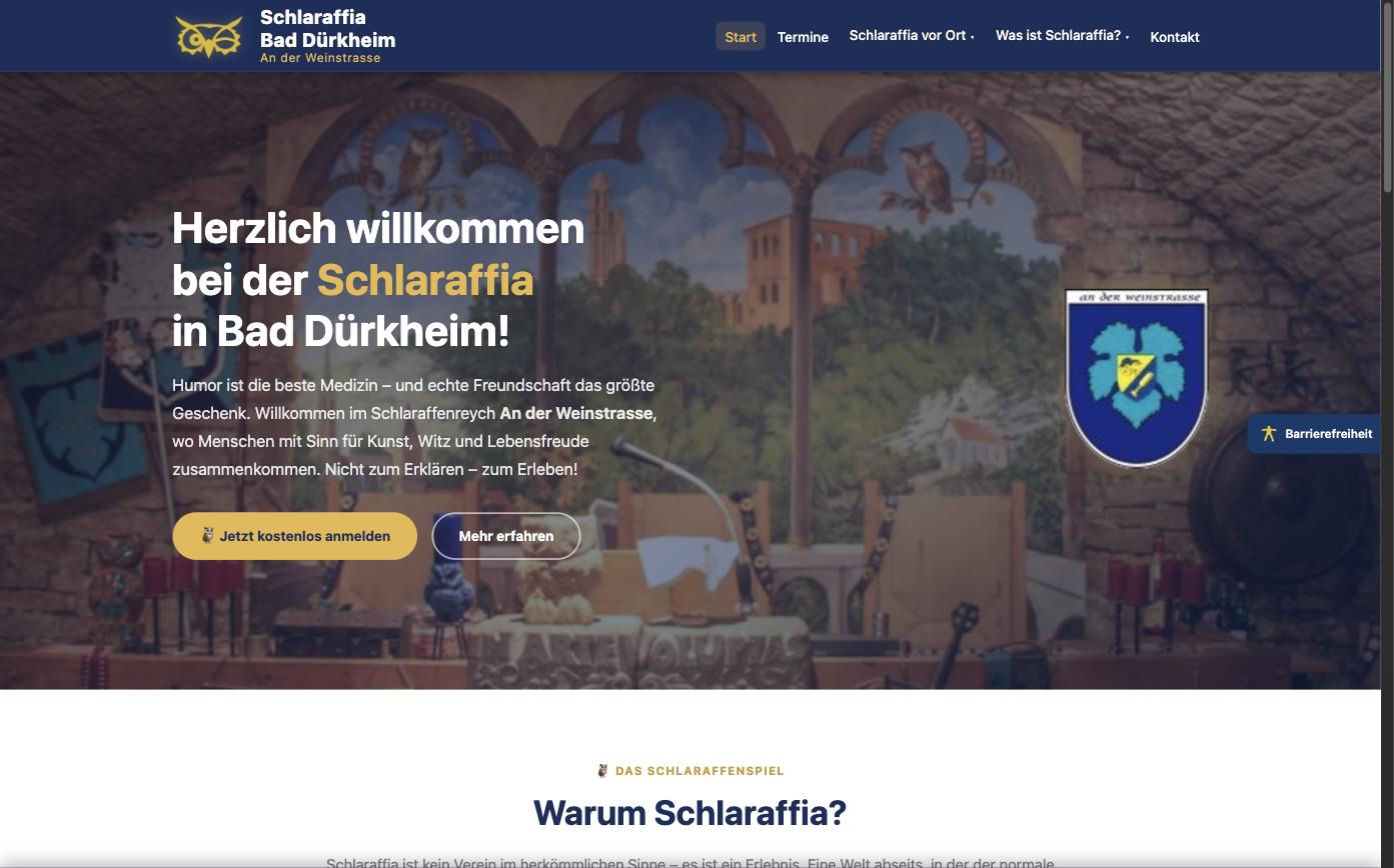 Startseite der Uhunetz-Seite Bad D&uuml;rkheim